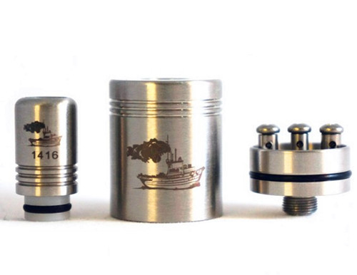 2014 new arrival rda atomizer tugboat atomizer full mechanical 1:1 clone