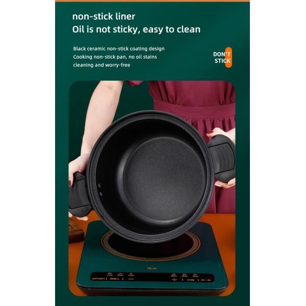 профессиональной герметической электрической кастрюли кухни домашняя тушеного мяса низкого давления ручка не