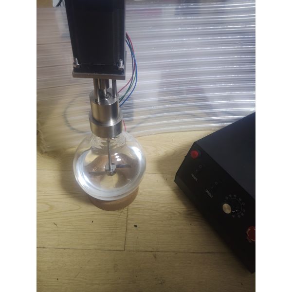 stainless steel glass flask mixer blender lab stirrer vacuum sealed