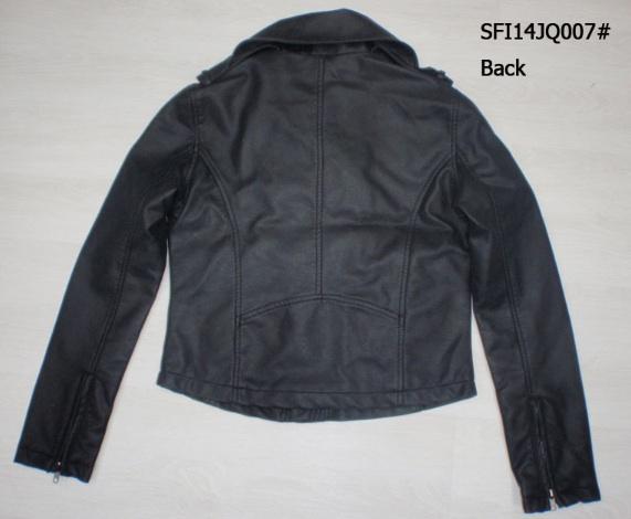 JQ007 Ladies fashion pu jackets fresh orders(coats,blouzes,tops)