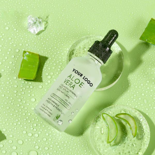 Aloe Vera Collagen Vitamin Face Serum Moisturize and Nourish the Skin Anti-wrinkles Firm Sooth and Repair Skin Facial Essence