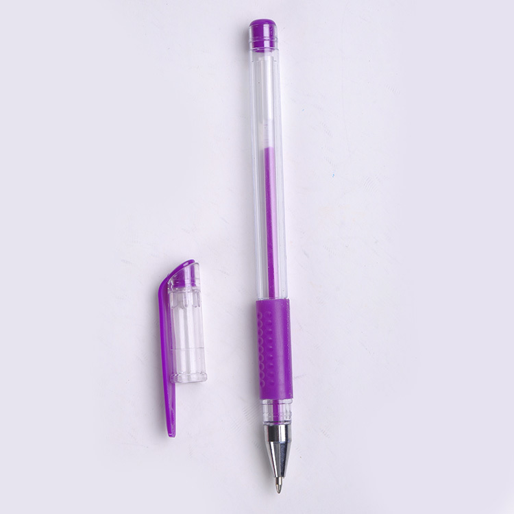 Eco-friendly Plastic Good Quality Wholesale 6 Colors Custom Gel Pen
