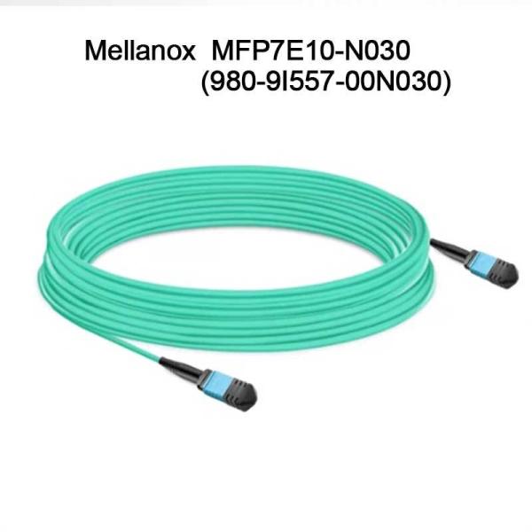 Nvidia Mfp7e10-Nxxx Optical Multimode Fiber Cable Mfp7e10-N030 (980-9I557-00N030) Mmf, MPO12 APC to MPO12 APC, 30m