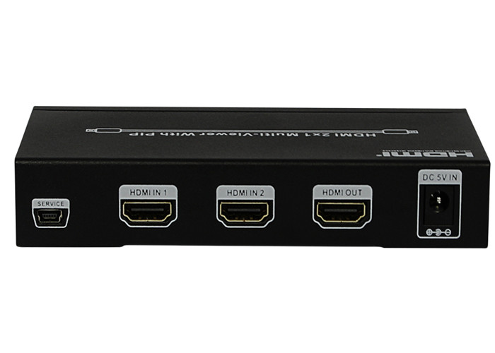 Тип порты ТИПУНА HDMI 2x1 MultiViewer DC 5V 1A женский вход-выхода