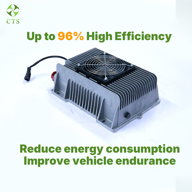 CTS 2000W 3000W 27.5V High Efficiency DC-DC Converter with air liquid cooling for vehicle car