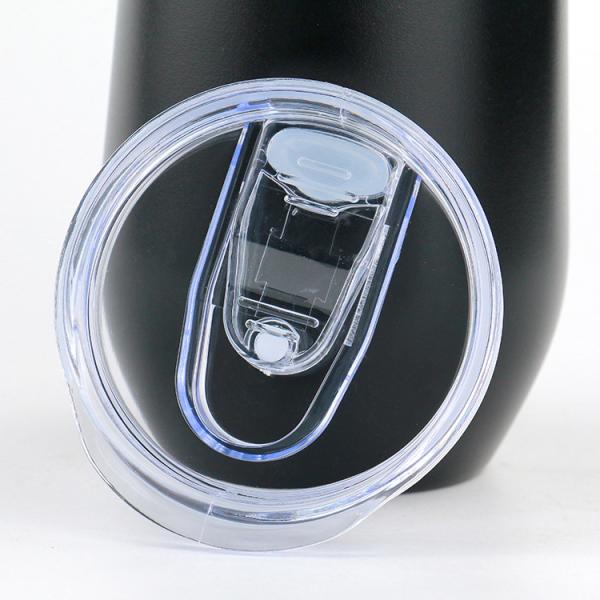 Stainless Steel Egg Wine Tumbler with Color Powder Coating and Double Wall Insulation