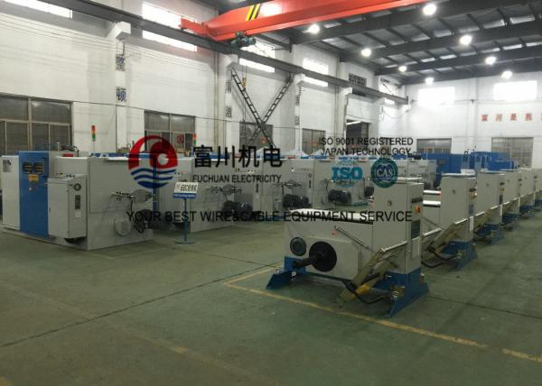 630 Active Pay Off Double Cable Machine For Double Wire Twisting Pneumatic Tension
