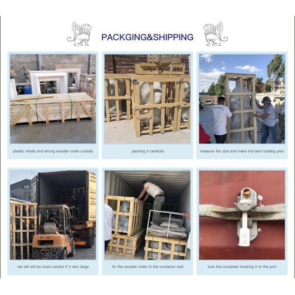 BLVE White Stone Pavilion Marble Greek Statues Gazebo Large Luxury Outdoor Modern Garden Decoration