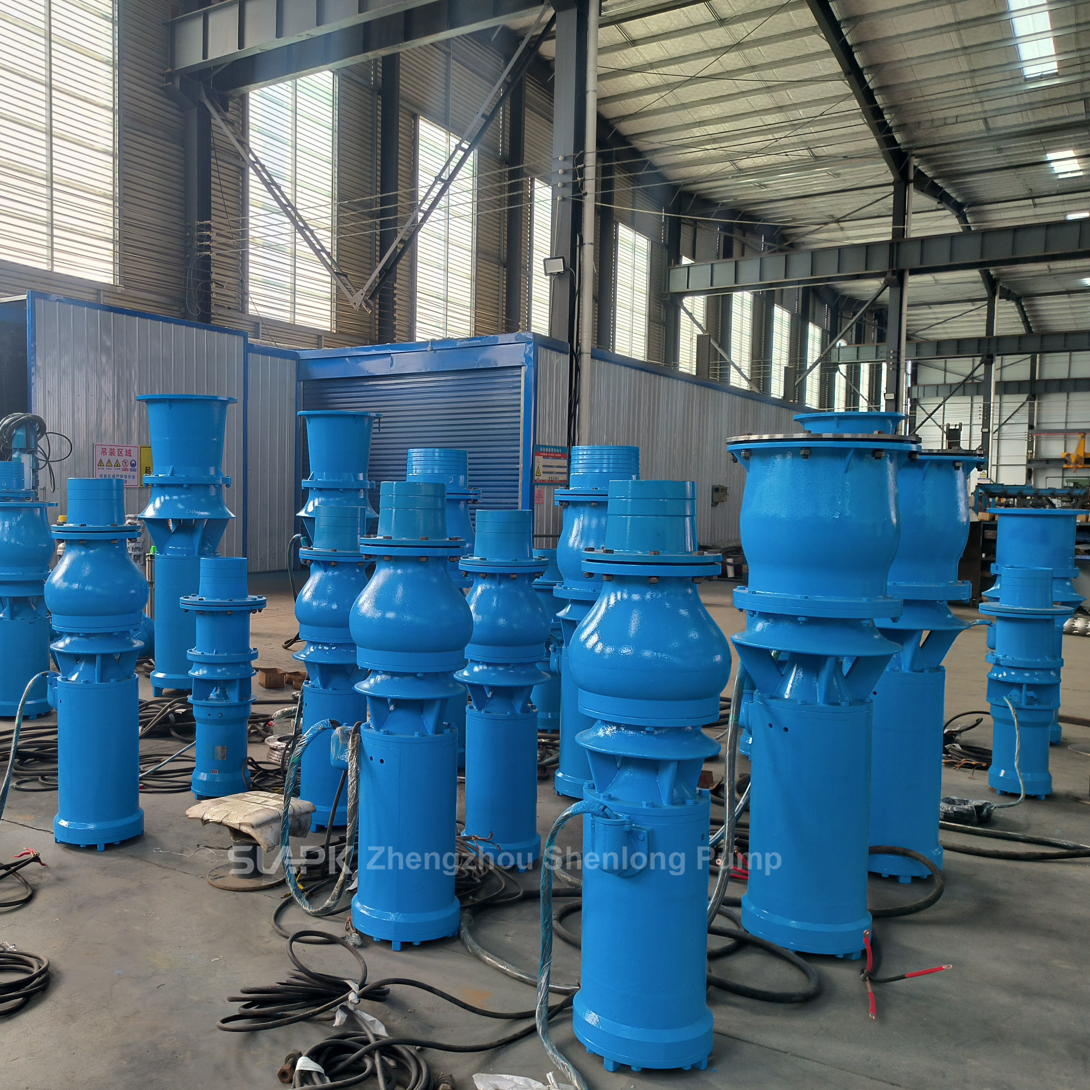 QSZ and QSH High-Flow Submersible Axial and Mixed Flow Pumps with 260-2,880 m³/h Flow and 7.5-55 kW Power