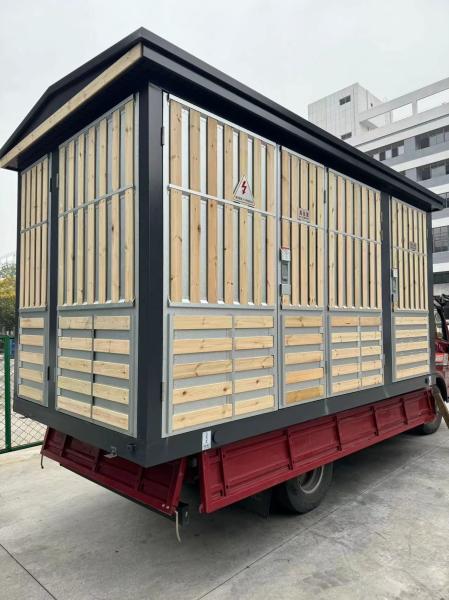 屋外のプレハブのサブステーションのヨーロッパ式の電気サブステーション箱