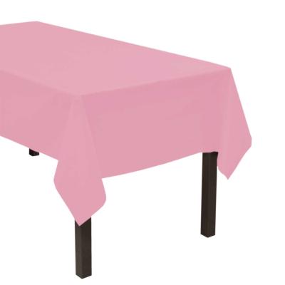 Toalhas de mesa plásticas descartáveis da cor sólida, tampas de tabela descartáveis resistentes