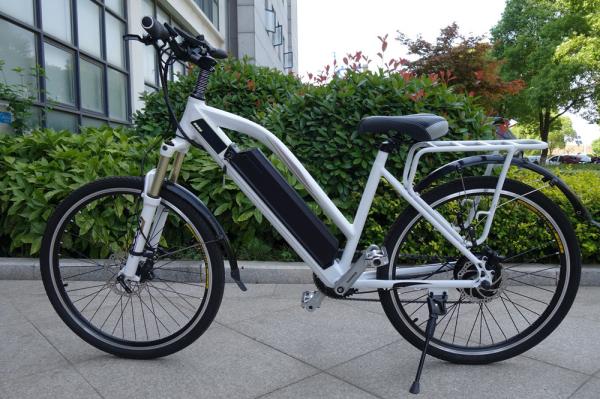 26 Inch 48v 500w City Electric Bike With 48v 10.4 Ah Samsung Lithium Battery