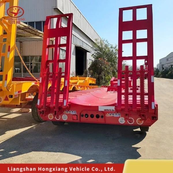 Wind Blade Transport Truck Trailer with Extendable Low Bed and Sturdy Steel Structure