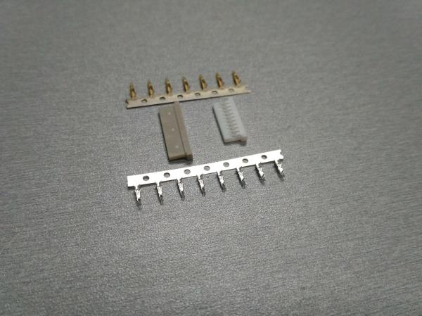 Electronics Single Row Printed Circuit Board Connectors With PA66 Material Crimp housing