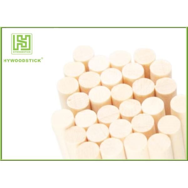 Food Grade Drink Stir Sticks , Round Wooden Sticks For Crafts Well Polished