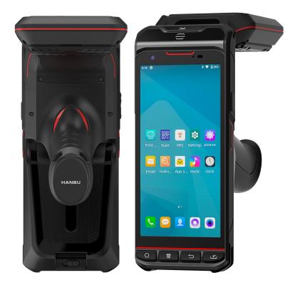 Portatif Warehouse RFID Reader 865MHz - 868MHz Android Barcode Scanner -20C To 55C