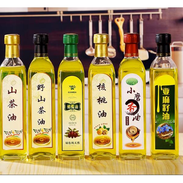 500 мл стеклянная бутылка с оливковым маслом Зеленый цвет Подходит для кухонных нужд OEM/ODM Принято
