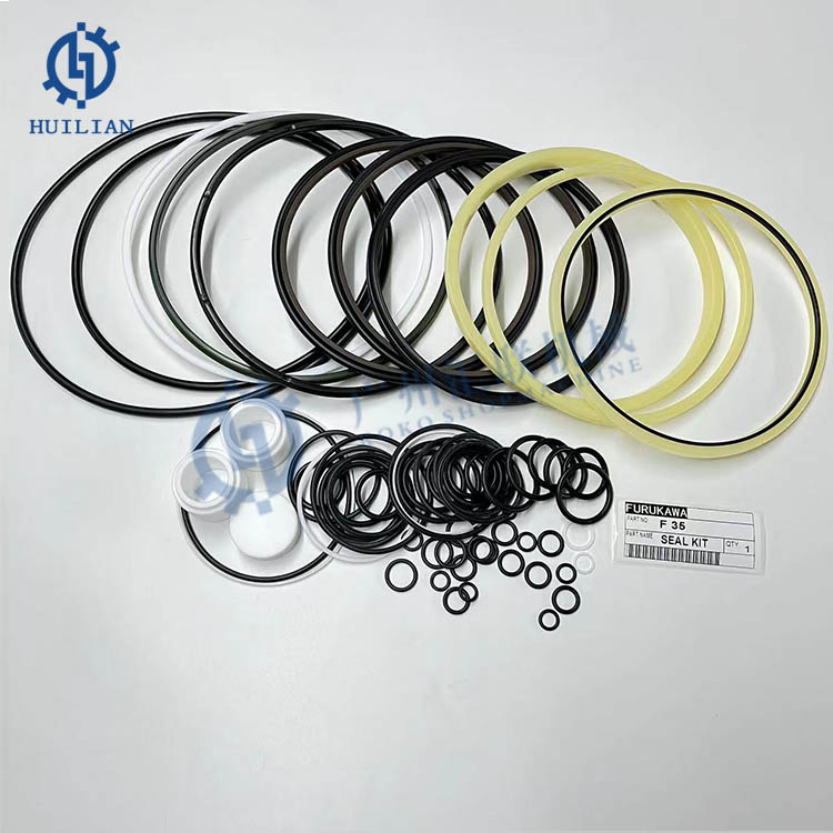 FURUKAWA F35 F45 FXJ125 F35-92021 Hydraulic Breaker Seal Kit Excavator Spare Parts Oil Seal Hydraulic Hammer Parts Oil Sealing for Repair