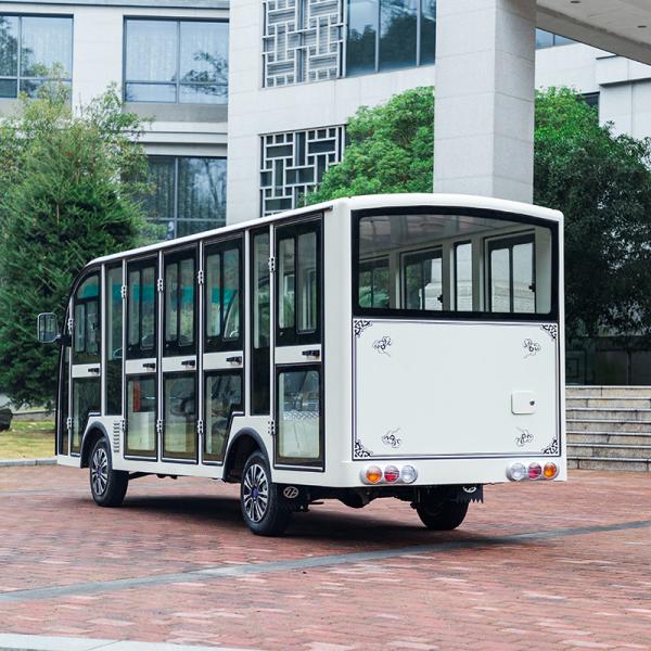 Affordable Price 72V AV Controller Electric Mini Bus Enclosed 14 Seater Electric Passenger Bus