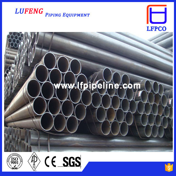 Factory supply schedule 40 black carbon steel pipe price