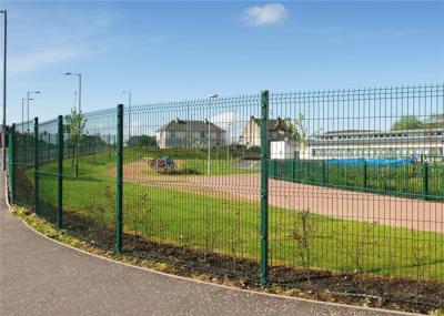 1.8m 2.5mm Welded Wire Mesh Fencing Commercial Galvanized Steel Curved 3d