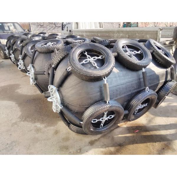 Dia 0.5m-4.5m 50KPA Pneumatic Rubber Fender International Certification