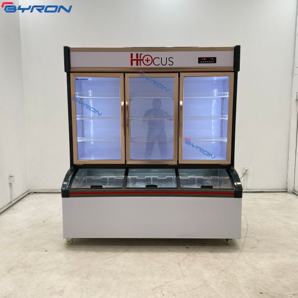 Customizable Commercial Glass Door Freezer Multi Purpose C Store Coolers