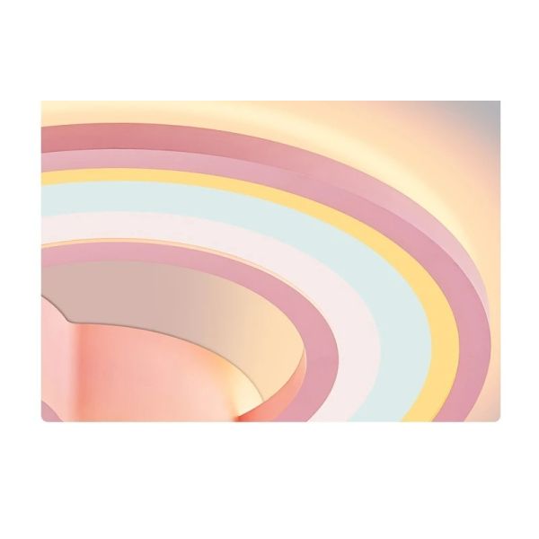 Princess Room Light Fixtures Bedroom And Warm Simple Cartoon rainbow ceiling light(WH-MA-300)
