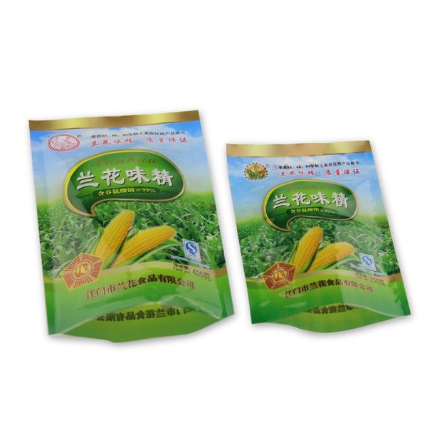 Small Plastic 3 Side Seal Pouch Resealable Moisture Proof Custom Printing