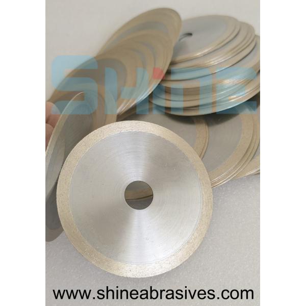 High Precision 1A1R Resin Bond Diamond Wheels Cutting Slotting Grinding For Ceramic Glass