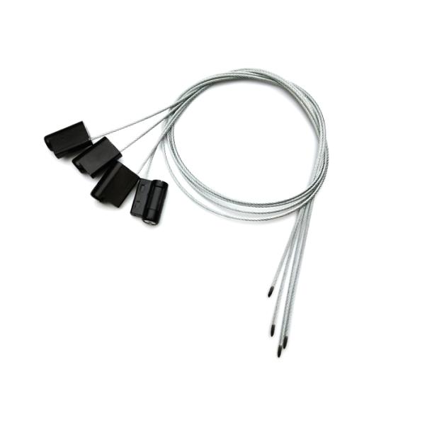 Tamper Proof Pull Tight Zinc Alloy Container Door Lock Cable Seal with 2.74 KN Tensile Strength