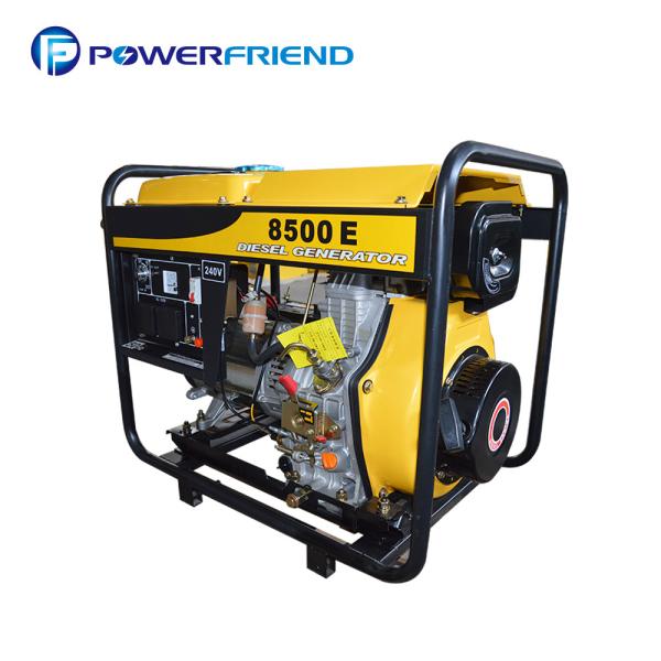 Rated Power 7kw Small Portable Generators Soundproof Type Dynamo Generator