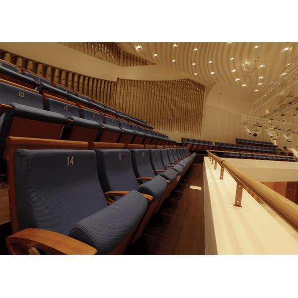 Стулья аудитории церков алюминиевого сплава 580mm с держателем чашки