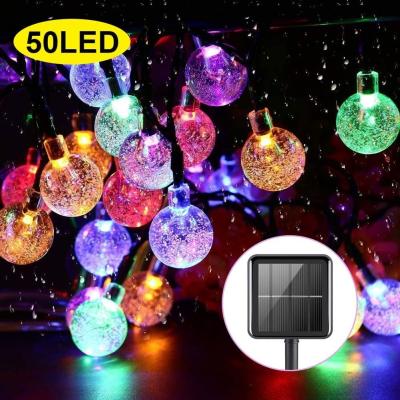 50 luzes impermeáveis do diodo emissor de luz 24ft Crystal Ball Fairy Garden Decoration