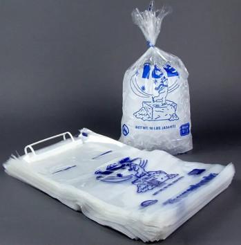 Durable Plastic Ice Bags Freezing Resistant Ice Cube Packaging Customized