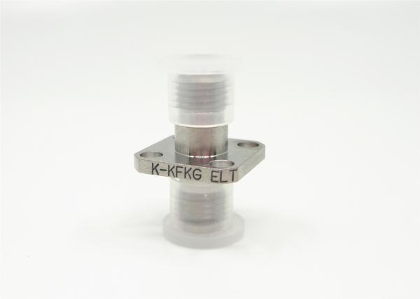 Adaptador fêmea de aço inoxidável da onda de milímetro do painel da flange de quatro furos de 2.92mm K (MMW)