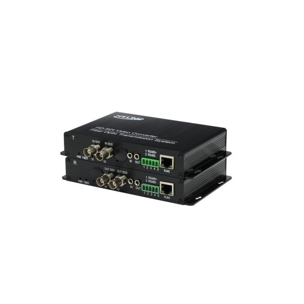 1 Channel HD-SDI to Fiber Optical Video Converter 20KM Fiber Video Transmitter Single Fiber Mode