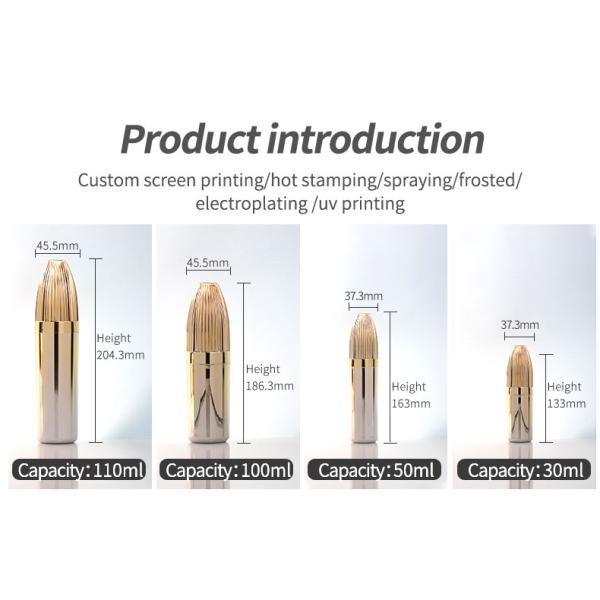 3oz 4oz Cosmetic Bottle Sprey 100ml Plastic Water Lotion Bottles Skincare Containers And Packaging Clear for Body Lotions