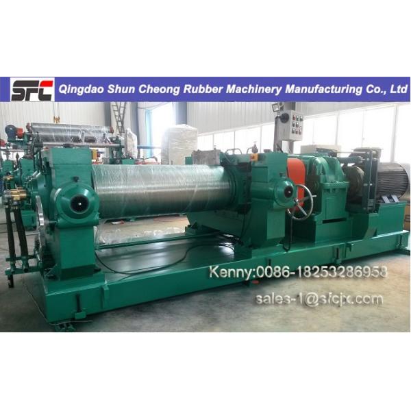 XKJ-480 Reclaimed Rubber Machine , Rubber Refining Mill 500 Kg Per Hour