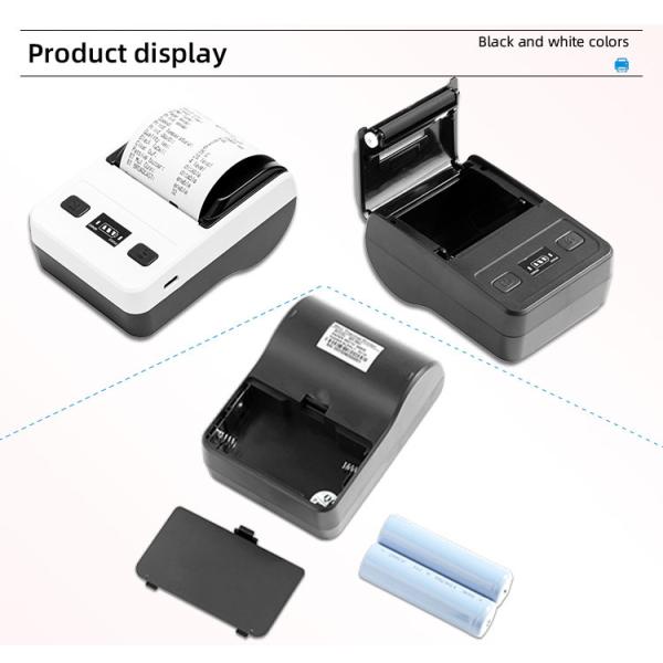 58mm Portable Series Printer for Supermarket Wireless Direct Thermal Printer Portable