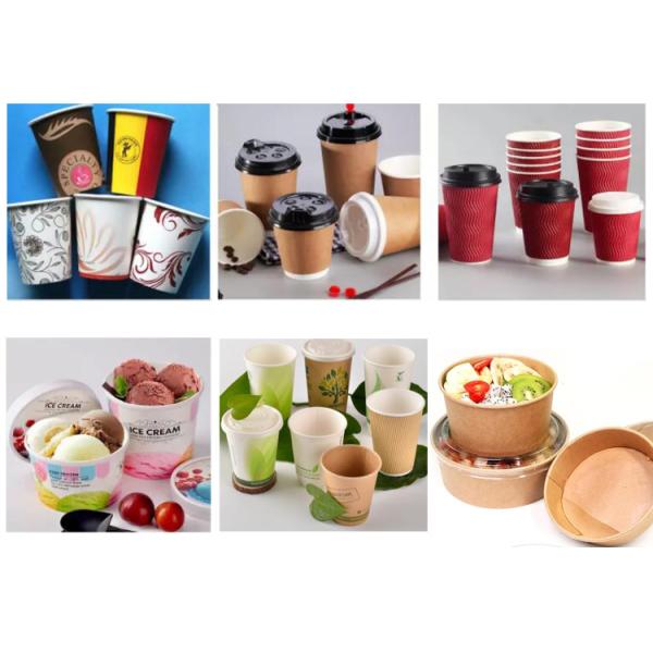 El PE biodegradable laminó el papel, papel revestido 160GSM 10GSM del polietileno