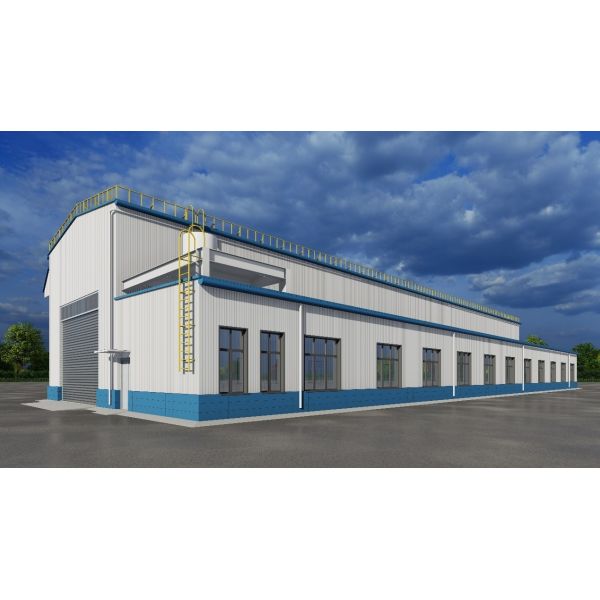 Fast Installation Cost Effective Prefab Steel Structure Building Warehouse Godown