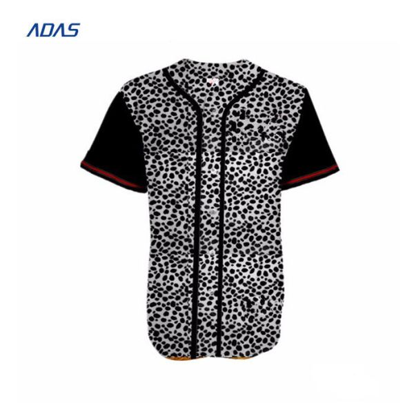 Custom Design Embroidery Sublimation Printed Baseball Jersey Maker