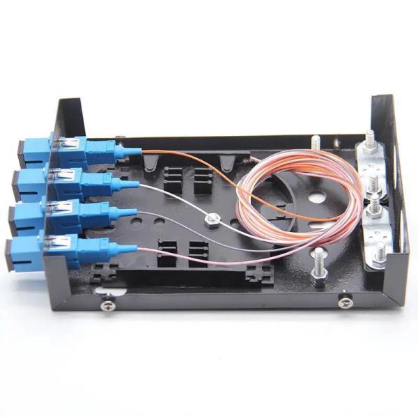 Mini Wall/Aerial Mount ODF 4 Port Fiber Termination Box LC/UPC D-Hold Adapter