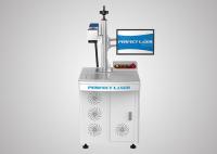 Machine d'inscription de laser de la fibre 0.95mJ air en plastique de commutateur de 40 microns 110×110mm refroidi