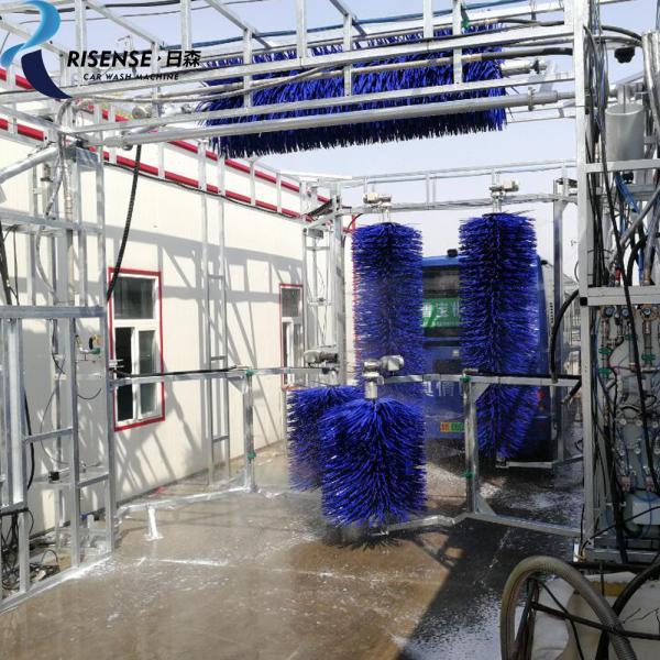 9 щетки полный автоматический автомыльный туннель с выходной мощностью сушилки 1500 Вт