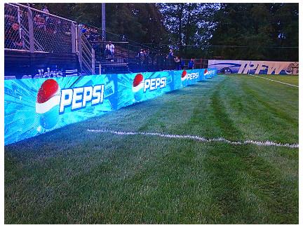 Exterior Stadium Perimeter LED Display / P10 Outdoor Full Color LED Display