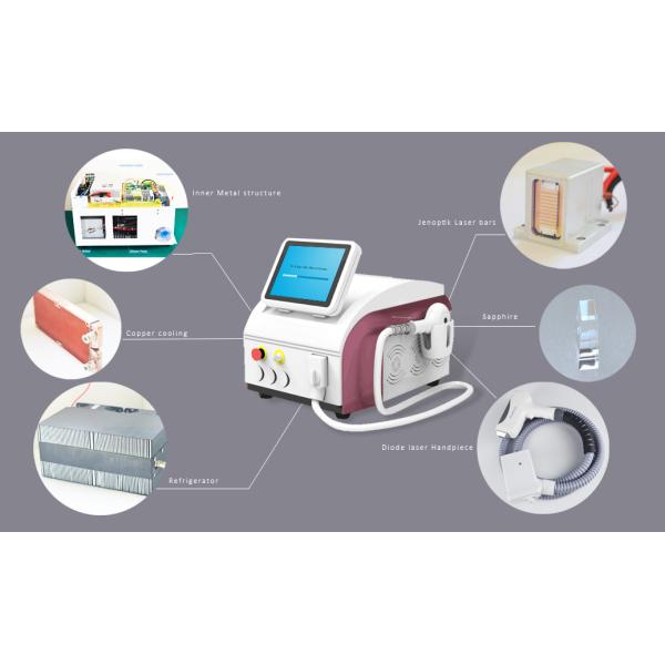 Painless Laser Hair Removal Equipment With 10.4inch LCD Touch Screen Operating
