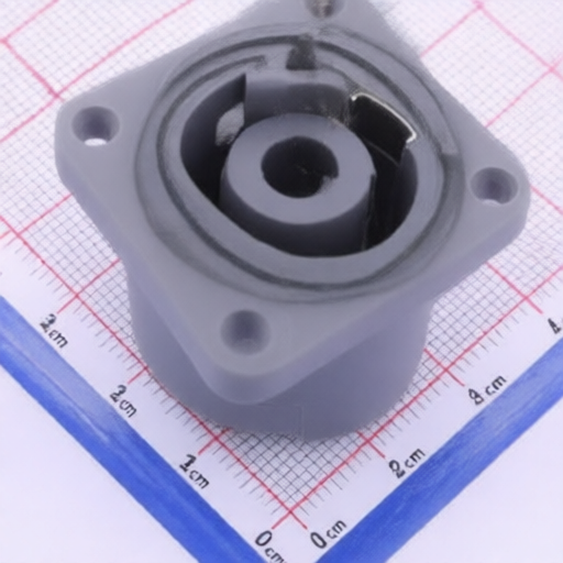 Durable JINJIA XLR-23F-N3GR XLR jack speakon designed for stable audio connections in electronic devices