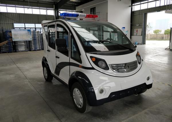 Full Welding Chassis Electric Pick Up Cart With Dismountable Door For Public Area Patrol